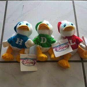 Vintage, retired Rare Disney mini bean bag set